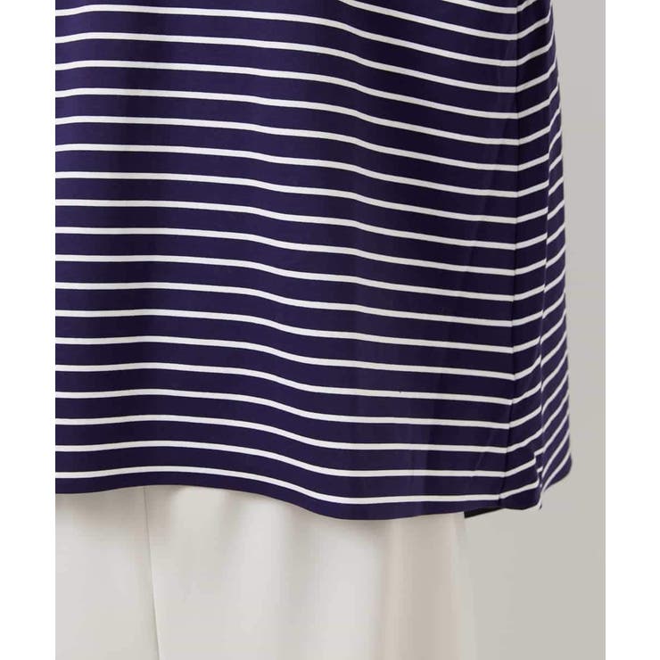 ボーダーバックフレアカットソー | MICHEL KLEIN | 詳細画像21 