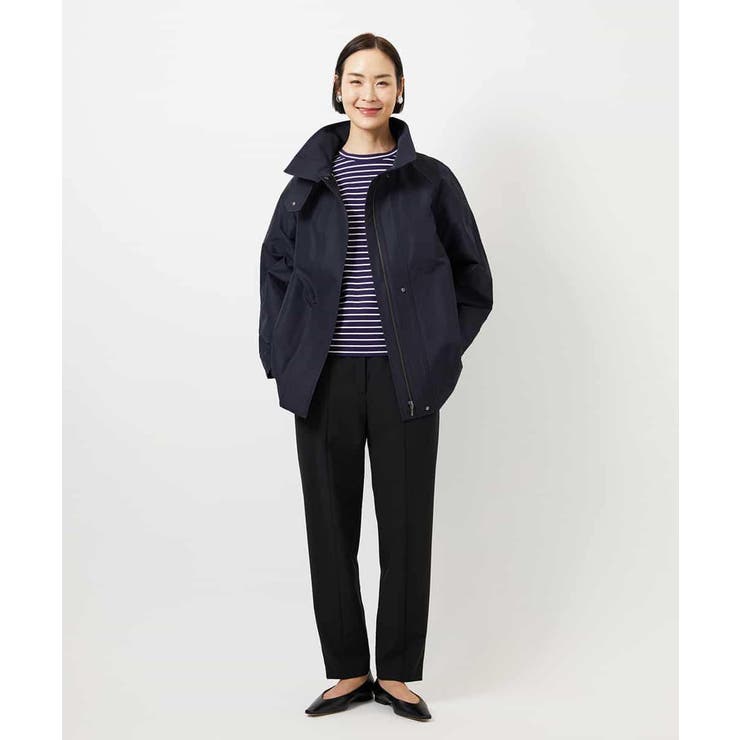 ボーダーバックフレアカットソー | MICHEL KLEIN | 詳細画像8 