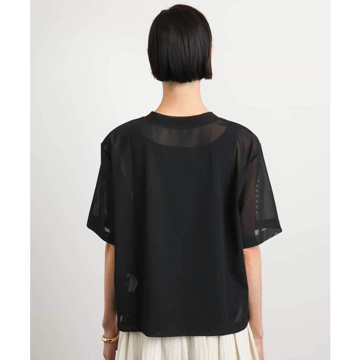 ロゴメッシュプルオーバー | MICHEL KLEIN | 詳細画像15 