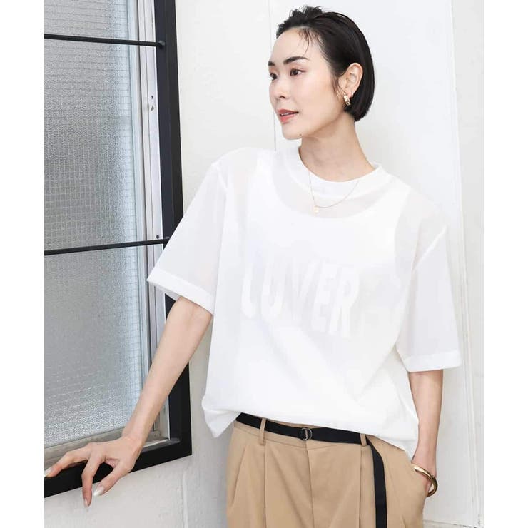 ロゴメッシュプルオーバー | MICHEL KLEIN | 詳細画像8 