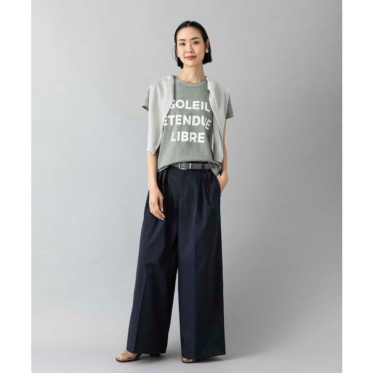 クラックプリントロゴTシャツ | MICHEL KLEIN | 詳細画像24 