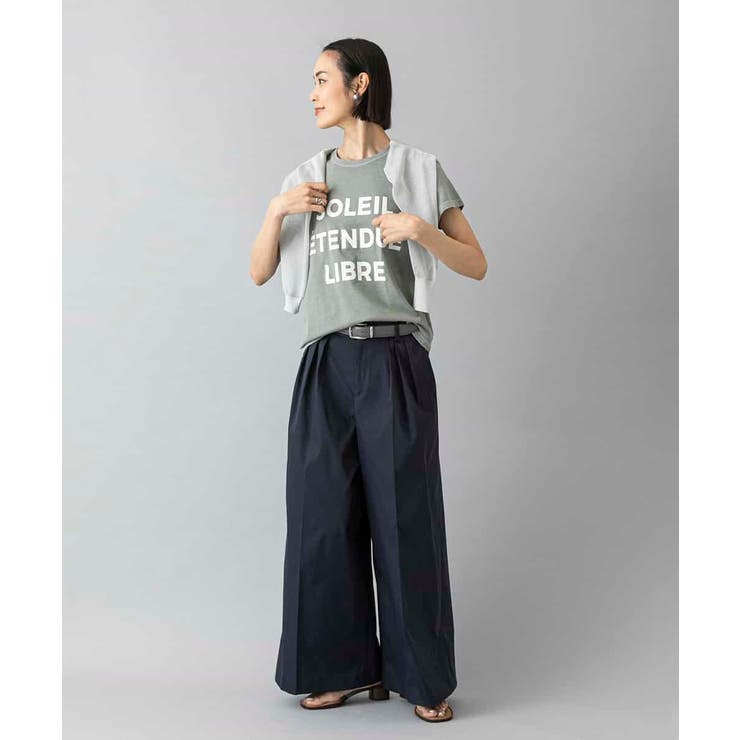 クラックプリントロゴTシャツ | MICHEL KLEIN | 詳細画像25 