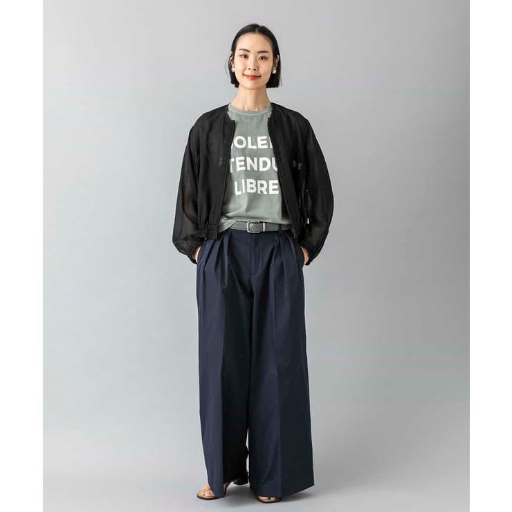 クラックプリントロゴTシャツ | MICHEL KLEIN | 詳細画像30 