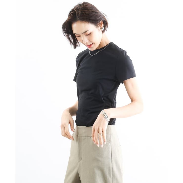 [遮熱効果素材]クリーンシルエットTシャツ | MICHEL KLEIN | 詳細画像11 