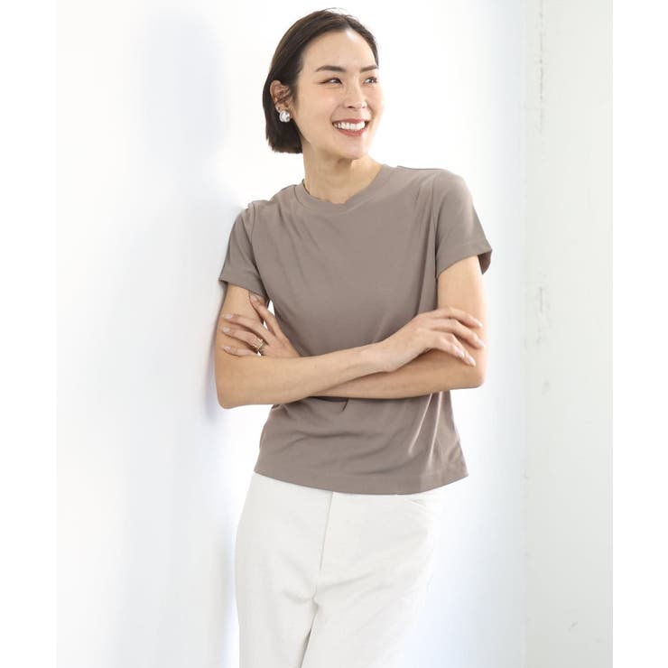 [遮熱効果素材]クリーンシルエットTシャツ | MICHEL KLEIN | 詳細画像28 