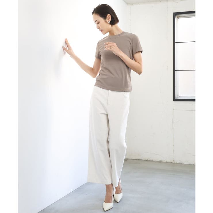 [遮熱効果素材]クリーンシルエットTシャツ | MICHEL KLEIN | 詳細画像31 