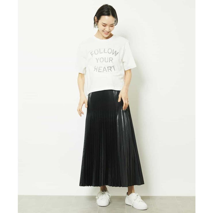 リバースサイドプリントロゴTシャツ | MICHEL KLEIN | 詳細画像11 