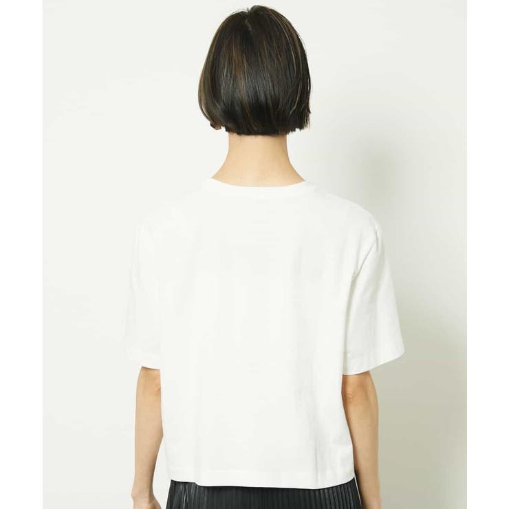 リバースサイドプリントロゴTシャツ | MICHEL KLEIN | 詳細画像23 