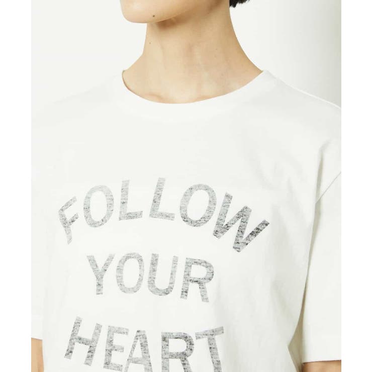 リバースサイドプリントロゴTシャツ | MICHEL KLEIN | 詳細画像24 