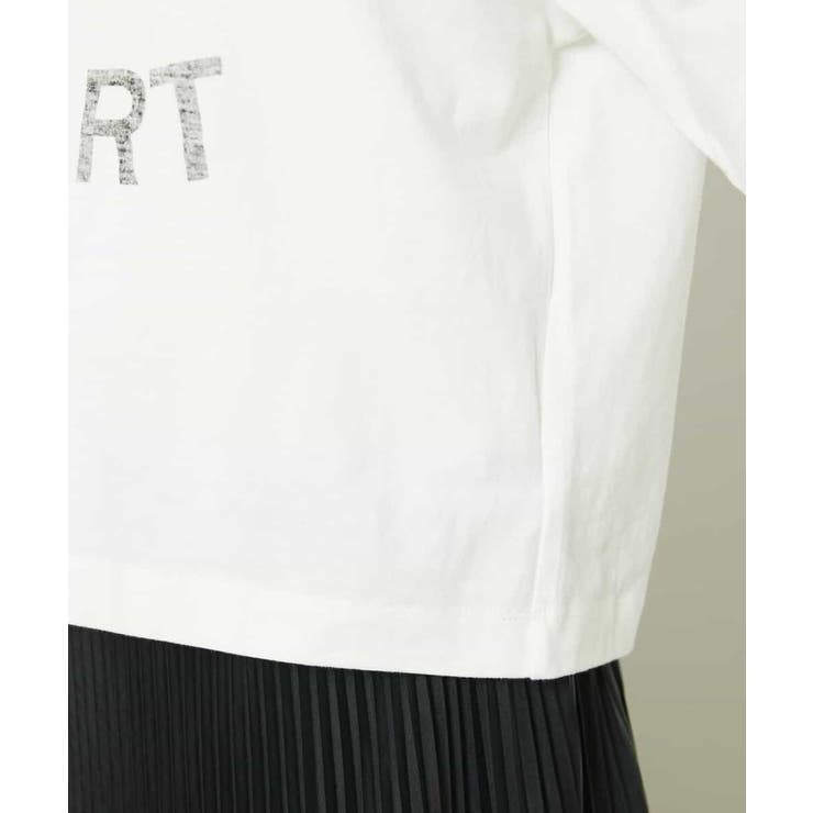 リバースサイドプリントロゴTシャツ | MICHEL KLEIN | 詳細画像26 