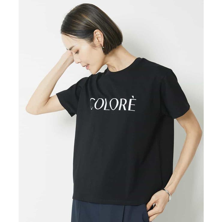 コンパクトロゴTシャツ[品番：ITKW0017091]｜MICHEL  KLEIN（ミッシェルクラン）のレディースファッション通販｜SHOPLIST（ショップリスト）