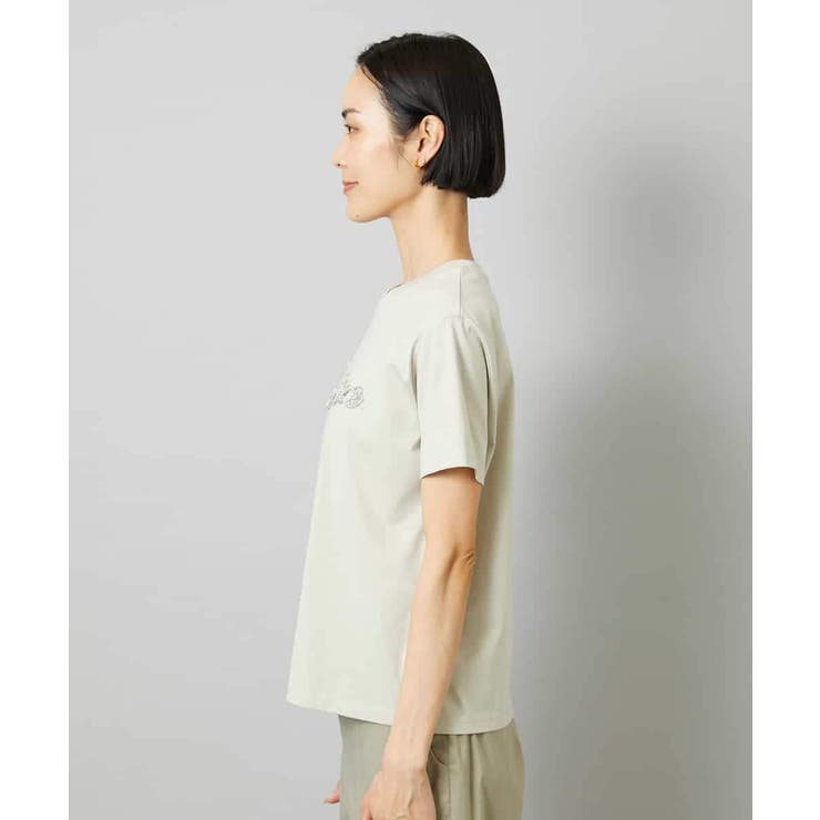 メタリックチェーンテープ刺繍ロゴＴシャツ | MICHEL KLEIN | 詳細画像19 