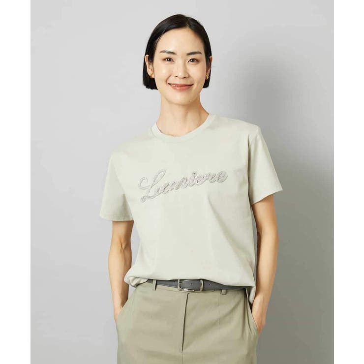 メタリックチェーンテープ刺繍ロゴＴシャツ | MICHEL KLEIN | 詳細画像5 