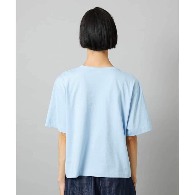 透明箔プリントボーダーTシャツ | MICHEL KLEIN | 詳細画像29 
