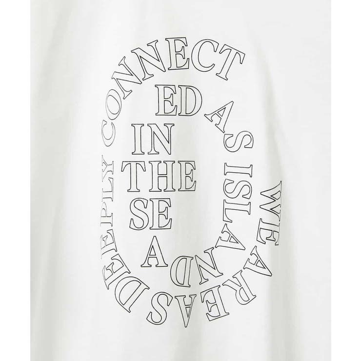 透明箔プリントボーダーTシャツ | MICHEL KLEIN | 詳細画像35 