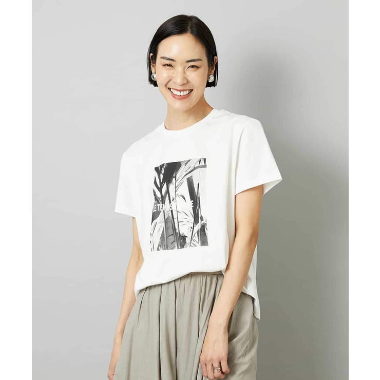 ホワイト | [WEB限定カラー]フォトTシャツ | MICHEL KLEIN