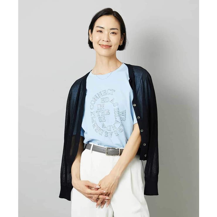 透明箔プリントTシャツ | MICHEL KLEIN | 詳細画像17 