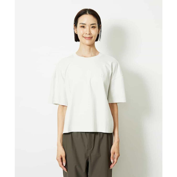 イニシャル刺繍Ｔシャツ(無地） | MICHEL KLEIN | 詳細画像16 