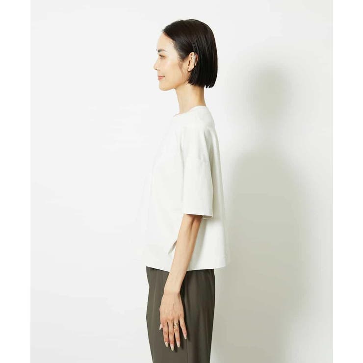 イニシャル刺繍Ｔシャツ(無地） | MICHEL KLEIN | 詳細画像17 
