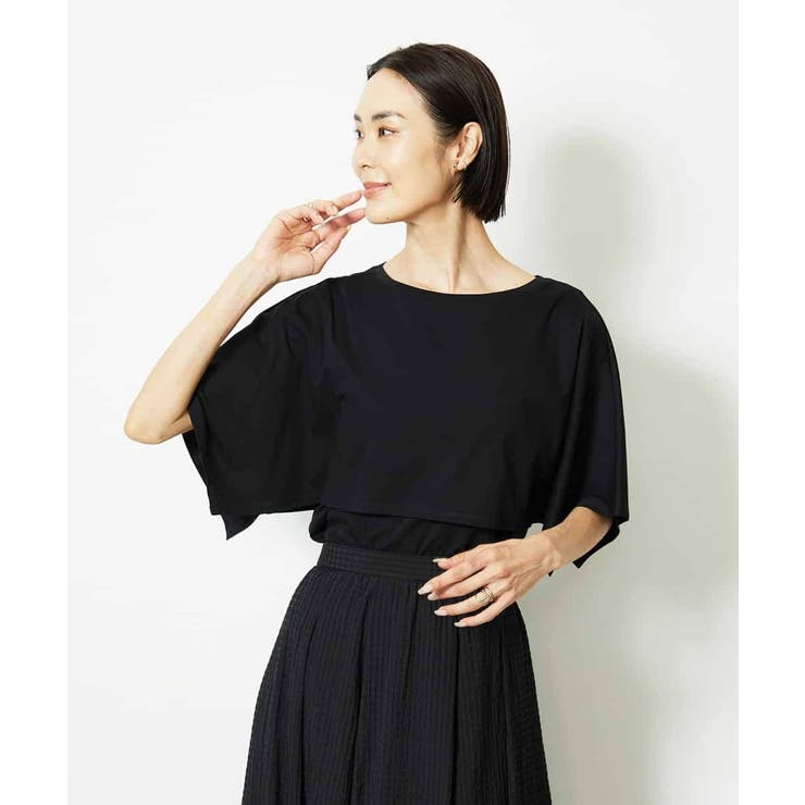 ケープスリーブカットソー | MICHEL KLEIN | 詳細画像12 