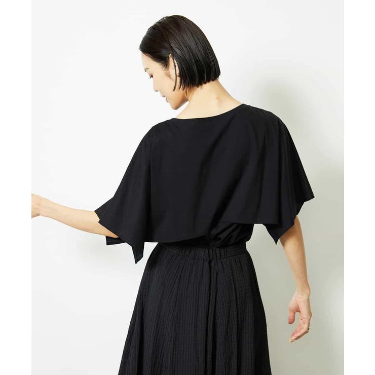 ケープスリーブカットソー | MICHEL KLEIN | 詳細画像14 