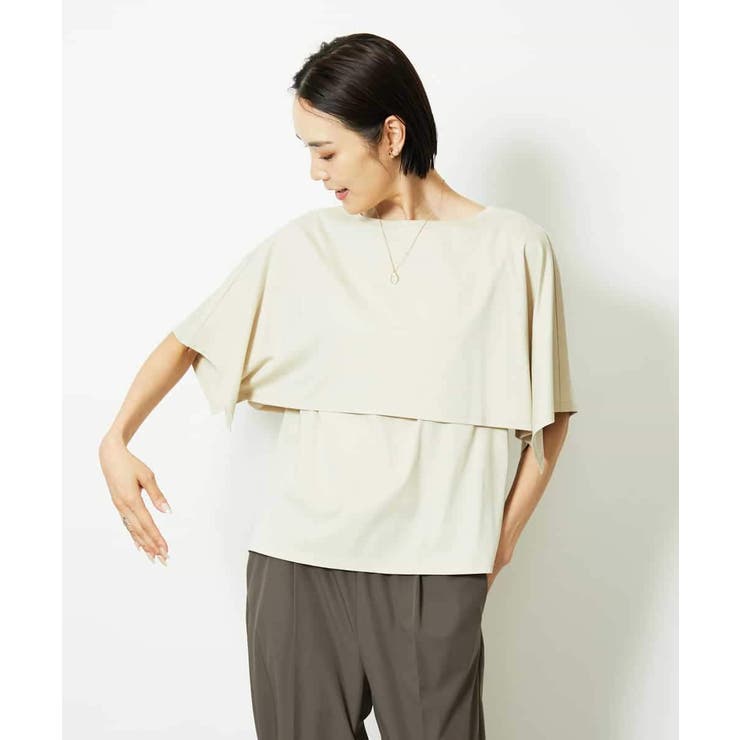 ケープスリーブカットソー | MICHEL KLEIN | 詳細画像2 