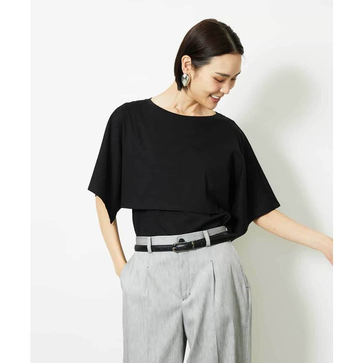 ケープスリーブカットソー | MICHEL KLEIN | 詳細画像20 