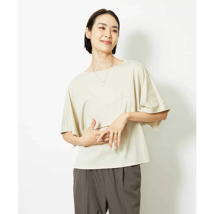 ケープスリーブカットソー | MICHEL KLEIN | 詳細画像3 