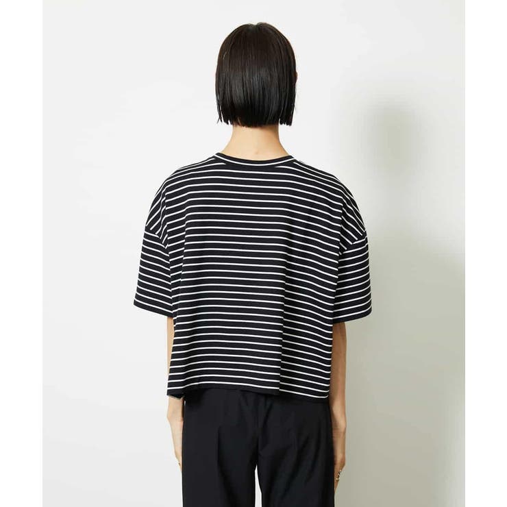 イニシャル刺繍Ｔシャツ(ボーダー柄） | MICHEL KLEIN | 詳細画像15 