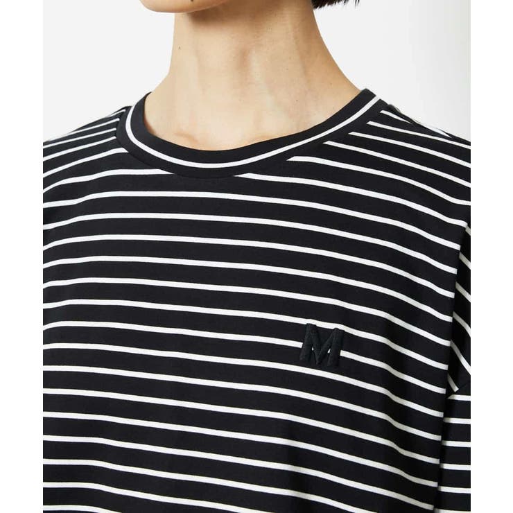 イニシャル刺繍Ｔシャツ(ボーダー柄） | MICHEL KLEIN | 詳細画像16 