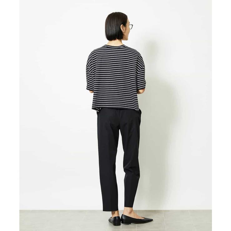 イニシャル刺繍Ｔシャツ(ボーダー柄） | MICHEL KLEIN | 詳細画像5 