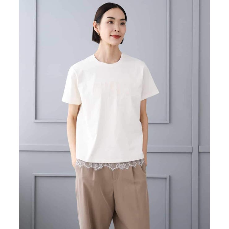 フロッキーロゴTシャツ | MICHEL KLEIN | 詳細画像17 