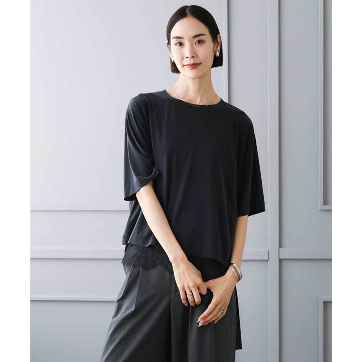 ブラック | ヴィンテージライクボックスTシャツ | MICHEL KLEIN