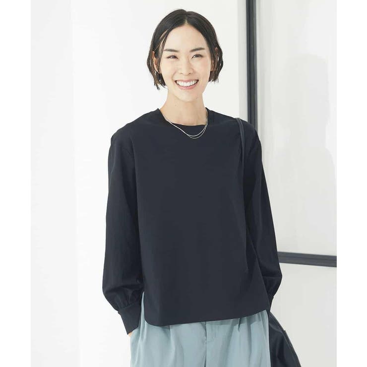 ワンポイント刺繍ロングスリーブカットソー | MICHEL KLEIN | 詳細画像9 