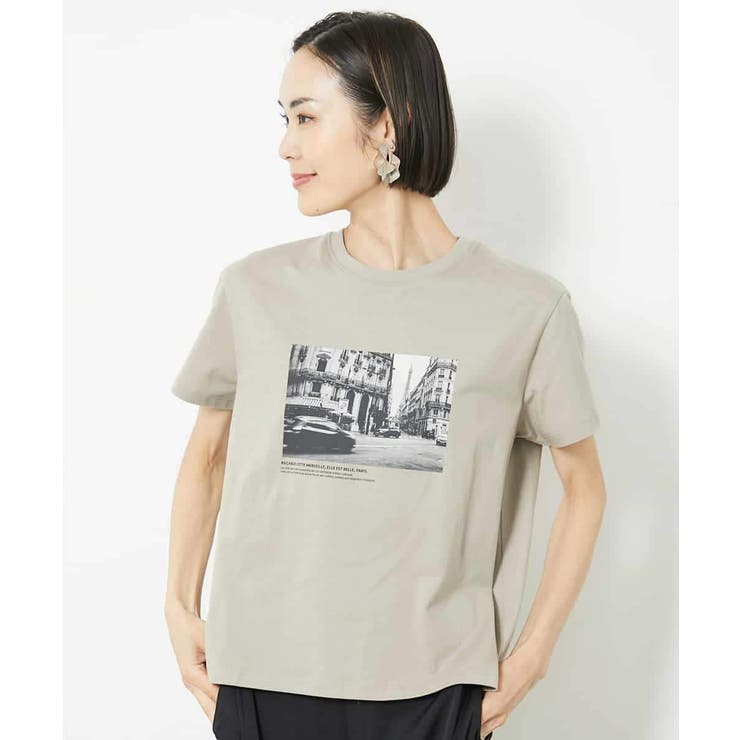 フォトプリントTシャツ（WEB限定カラー）[品番：ITKW0018328]｜MICHEL