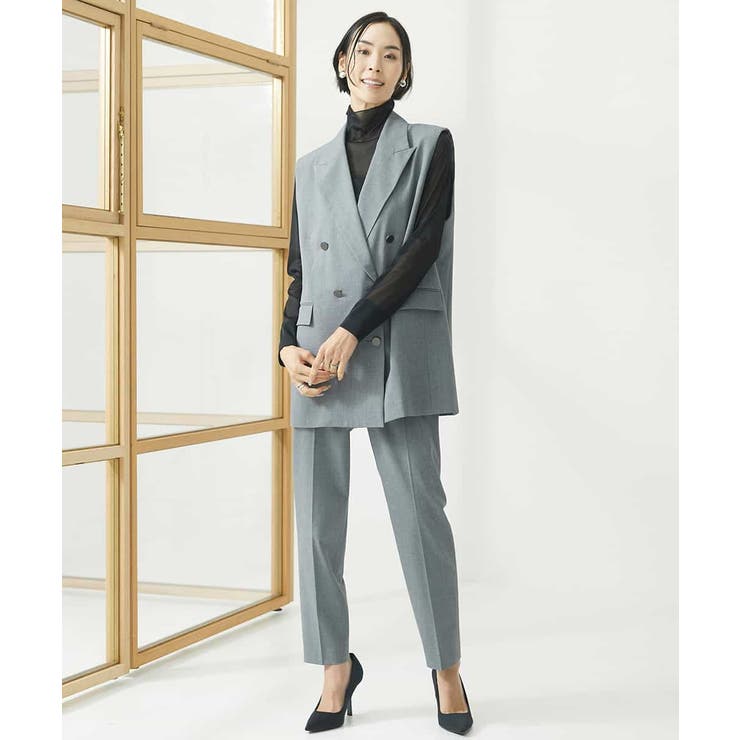 ストレッチテーパードパンツ(セットアップ対応) | MICHEL KLEIN | 詳細画像11 