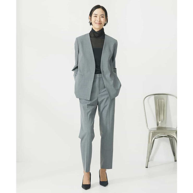 ストレッチテーパードパンツ(セットアップ対応) | MICHEL KLEIN | 詳細画像3 