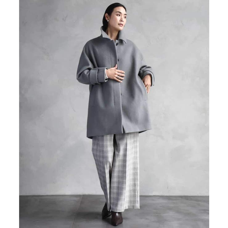 2WAYストレッチチェックワイドパンツ | MICHEL KLEIN | 詳細画像17 