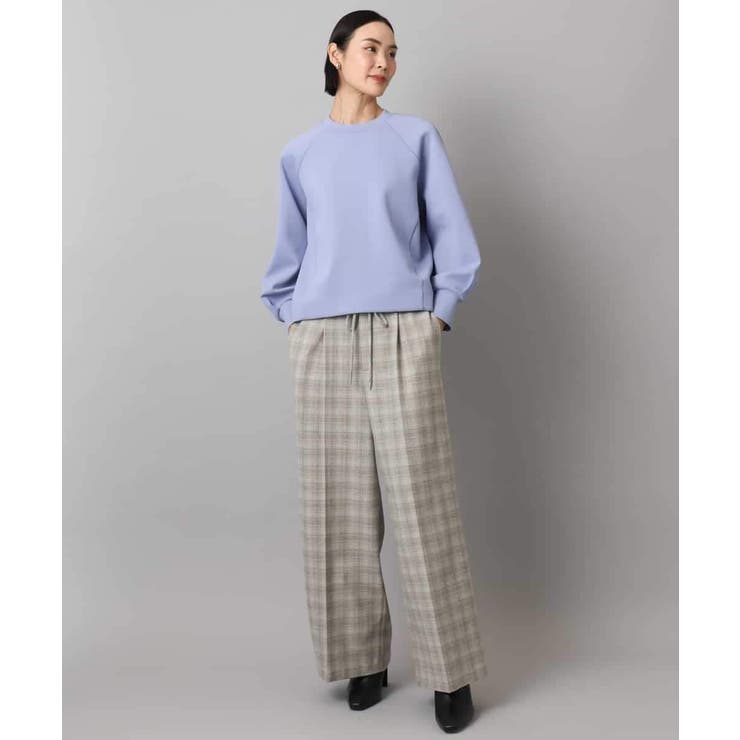 2WAYストレッチチェックワイドパンツ | MICHEL KLEIN | 詳細画像25 