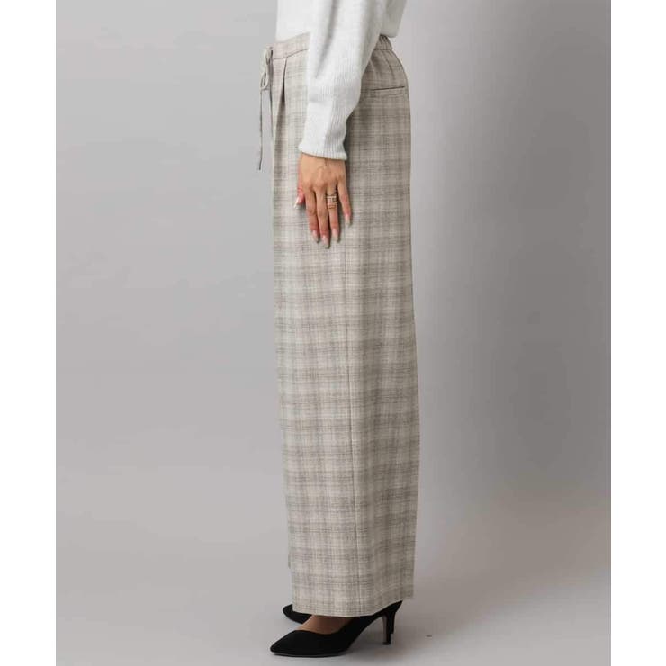 2WAYストレッチチェックワイドパンツ | MICHEL KLEIN | 詳細画像33 