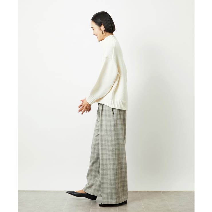 2WAYストレッチチェックワイドパンツ | MICHEL KLEIN | 詳細画像43 