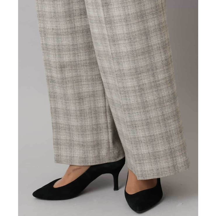 2WAYストレッチチェックワイドパンツ | MICHEL KLEIN | 詳細画像51 