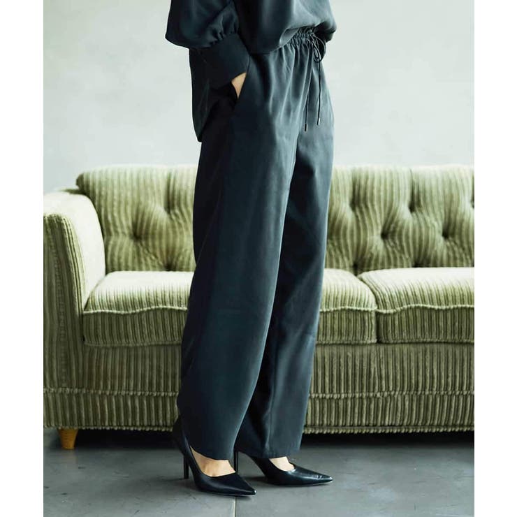 ブラック | [セットアップ対応]コージーパンツ | MICHEL KLEIN