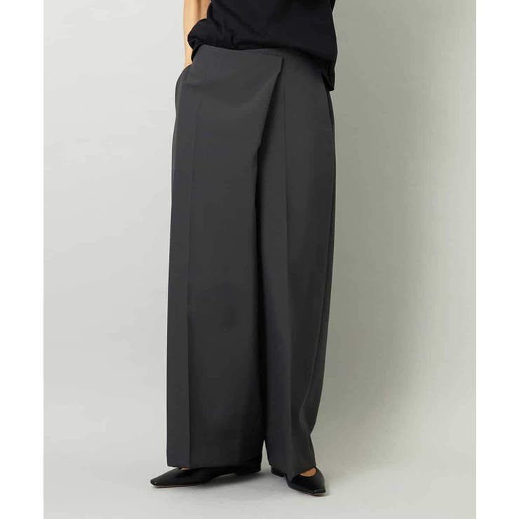 ダークグレー | ラップバレルパンツ | MICHEL KLEIN