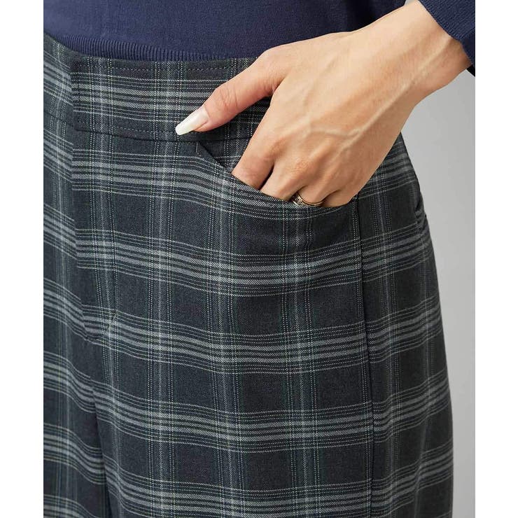 [定番人気]ストレッチ裏起毛ワイドパンツ | MICHEL KLEIN | 詳細画像29 