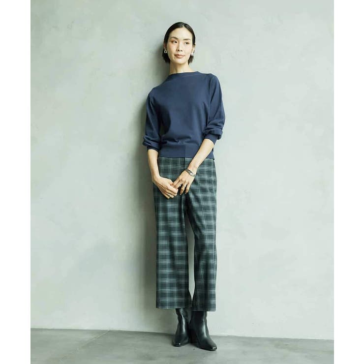 [定番人気]ストレッチ裏起毛ワイドパンツ | MICHEL KLEIN | 詳細画像3 