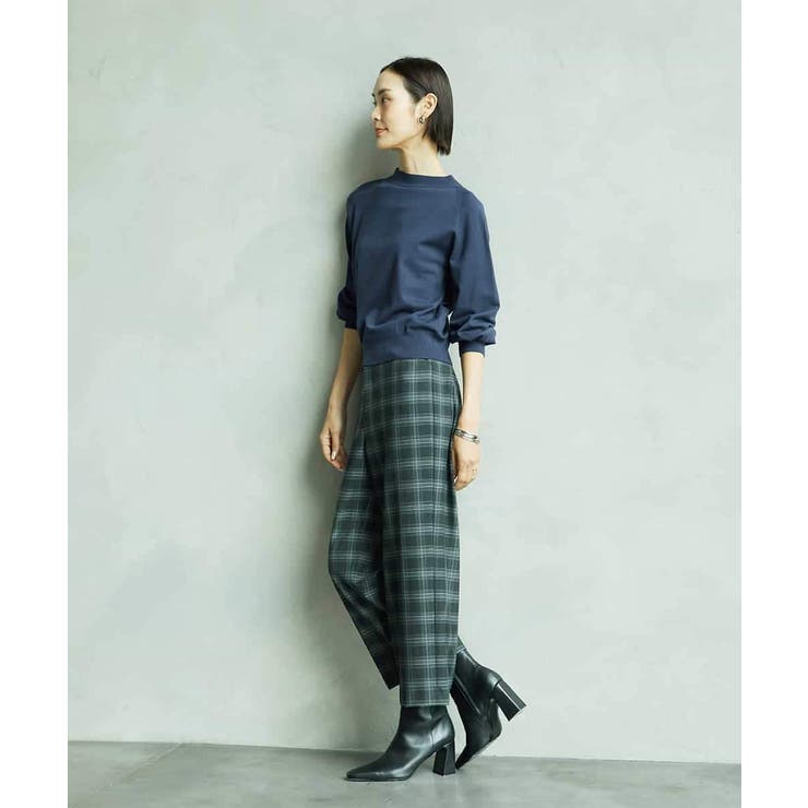 [定番人気]ストレッチ裏起毛ワイドパンツ | MICHEL KLEIN | 詳細画像5 