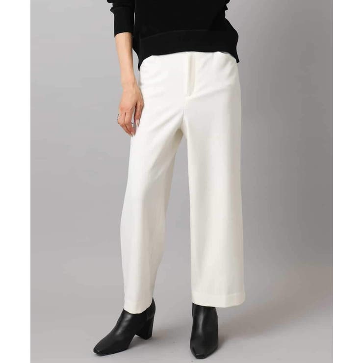 ［定番人気/新色追加］裏起毛ワイドクロップドパンツ(機能素材) | MICHEL KLEIN | 詳細画像11 