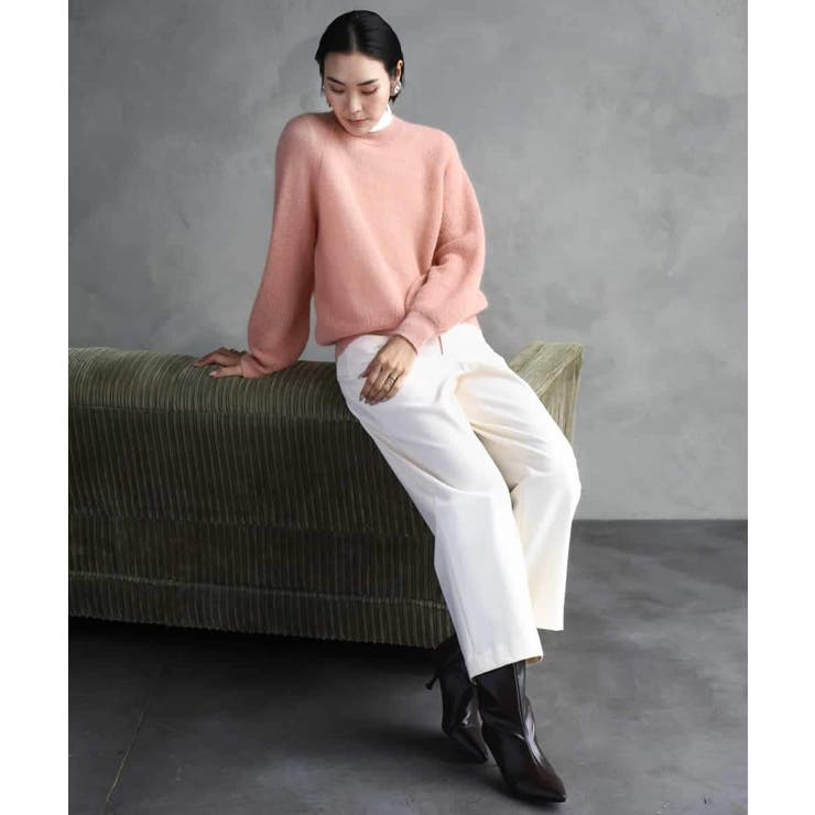 ［定番人気/新色追加］裏起毛ワイドクロップドパンツ(機能素材) | MICHEL KLEIN | 詳細画像19 