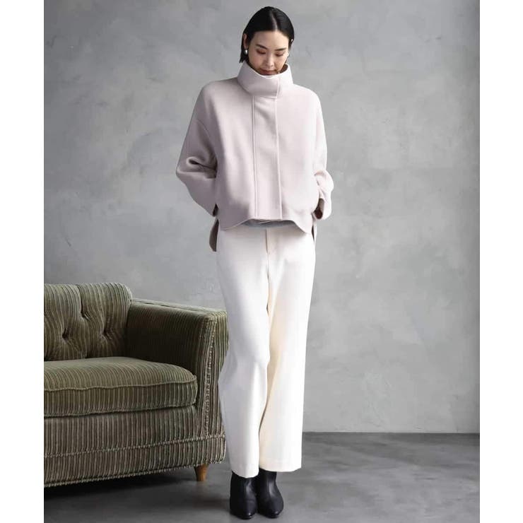 ［定番人気/新色追加］裏起毛ワイドクロップドパンツ(機能素材) | MICHEL KLEIN | 詳細画像26 